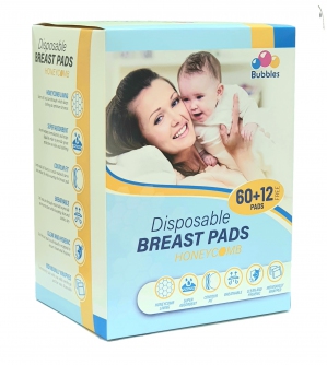 Disposable Breast pads 60+12 Honeycomb