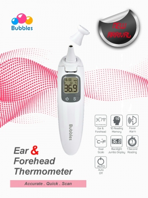 Bubbles Ear and Forehead Thermometer (MDA Registered)