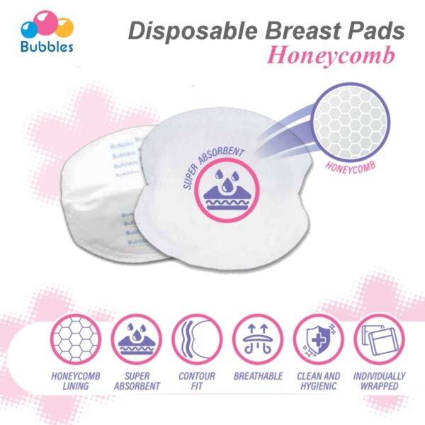 Disposable Breast pads 60+12 Honeycomb