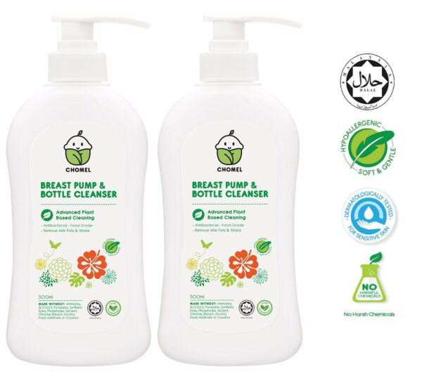Breast Pump & Bottle Cleanser 500ml TWIN PACK