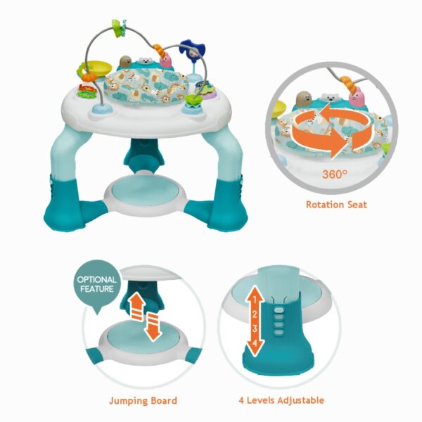 Mini Spin & Jump Activity Center