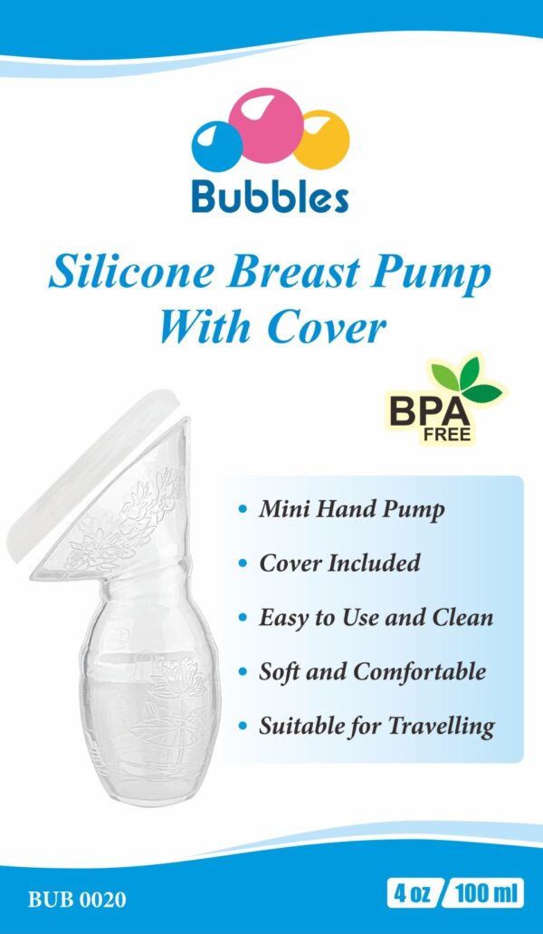 Silicone Breast Pump with Cover