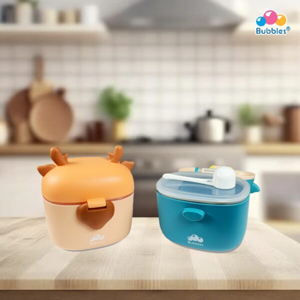 Travelling Milk Powder Container (Green)