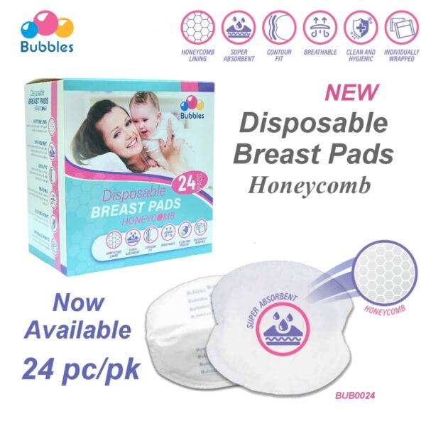 Disposable Breastpads Honeycomb 24 Pads
