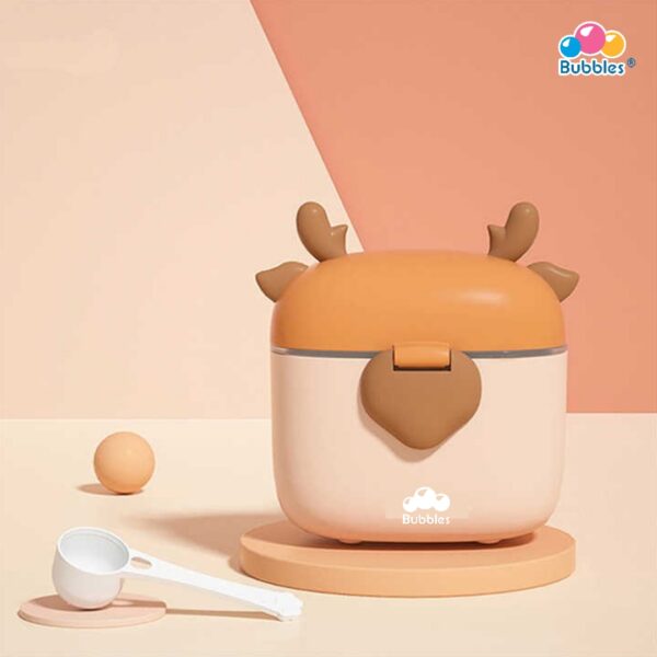 7137f686b9299e86dbae34592ffedb161691621143.jpg Travelling Milk Powder Container (Orange)