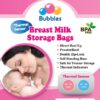 Thermal Sensor Double Ziplock Breastmilk Bags 12oz (25pcs)