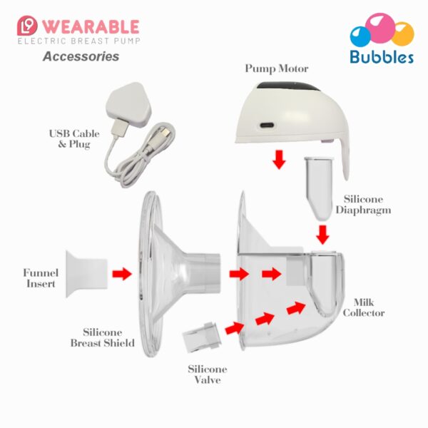 L9 Wearable Electric Breast Pump