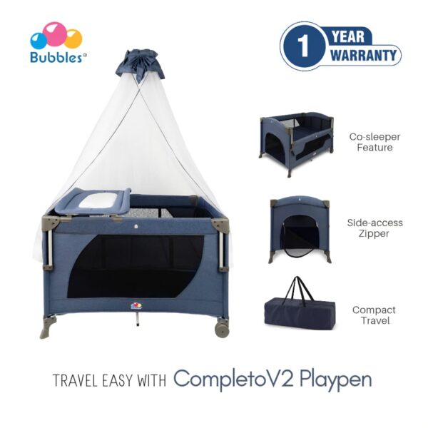 BUE1015 Completo V2 Playpen 1 Completo V2 Playpen - Navy