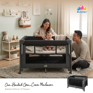 BUE1021 Perfecto V2 Playpen 2 Perfecto V2 Playpen - Grey (Upgraded Version)