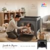 Perfecto V2 Playpen - Grey (Upgraded Version)
