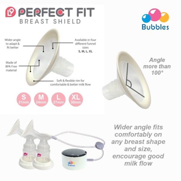 Perfect Fit Breastshield 21mm (Size S) BB - 2pcs
