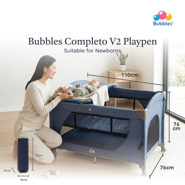 Completo V2 4 Completo V2 Playpen - Navy