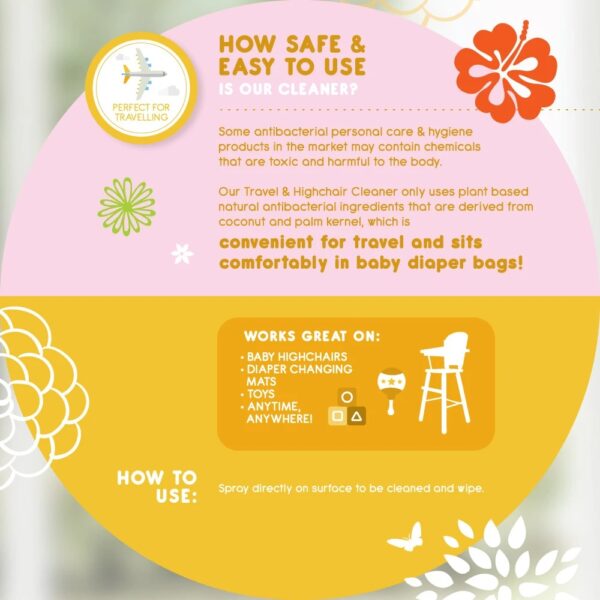 Travel & Highchair Cleaner 100ml