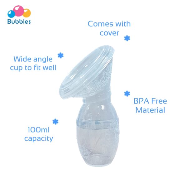 Silicone Breast Pump with Cover